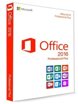 Microsoft Office 2016 Professional Plus – Lifetime License for Windows PC