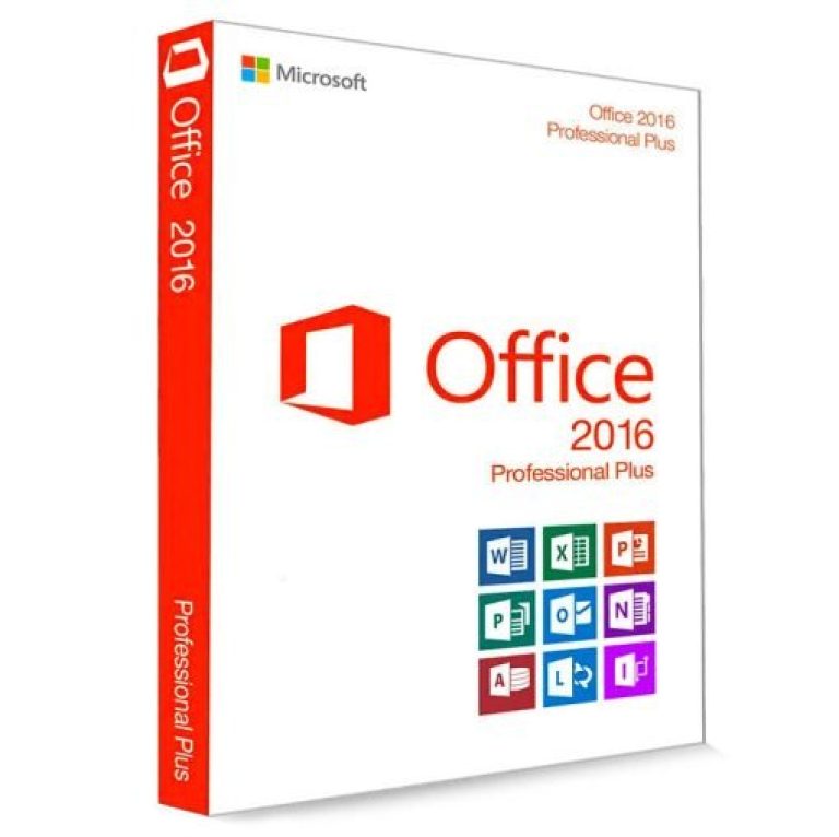 Microsoft Office 2016 Professional Plus – Lifetime License for Windows PC