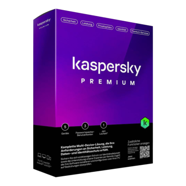 Buy Kaspersky Premium – all-in-one protection with antivirus, unlimited VPN, and identity security. Digital license for up to 10 devices with priority support.