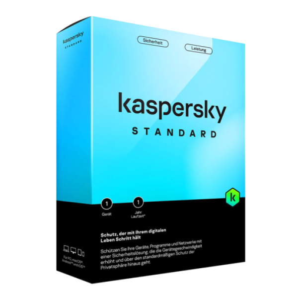 Kaspersky Standard – Essential Antivirus and Online Security for Windows, Mac, Android, and iOS