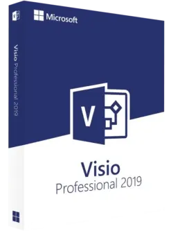 Microsoft Visio Professional 2019 BIND – Diagram and Flowchart Software for Windows