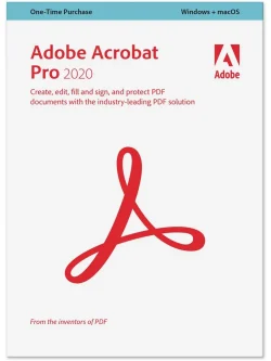 Adobe Acrobat Pro 2020 – PDF Editor for Windows and Mac with Lifetime License