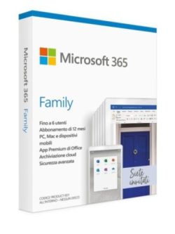 Microsoft 365 Family – Subscription for Up to 6 Users with Office Apps and Cloud Storage