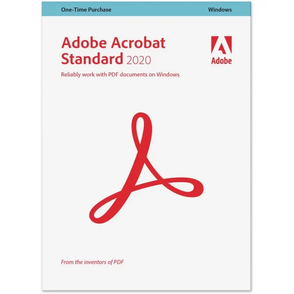 Adobe Acrobat Standard 2020 – PDF Editing Software for Windows with Lifetime License